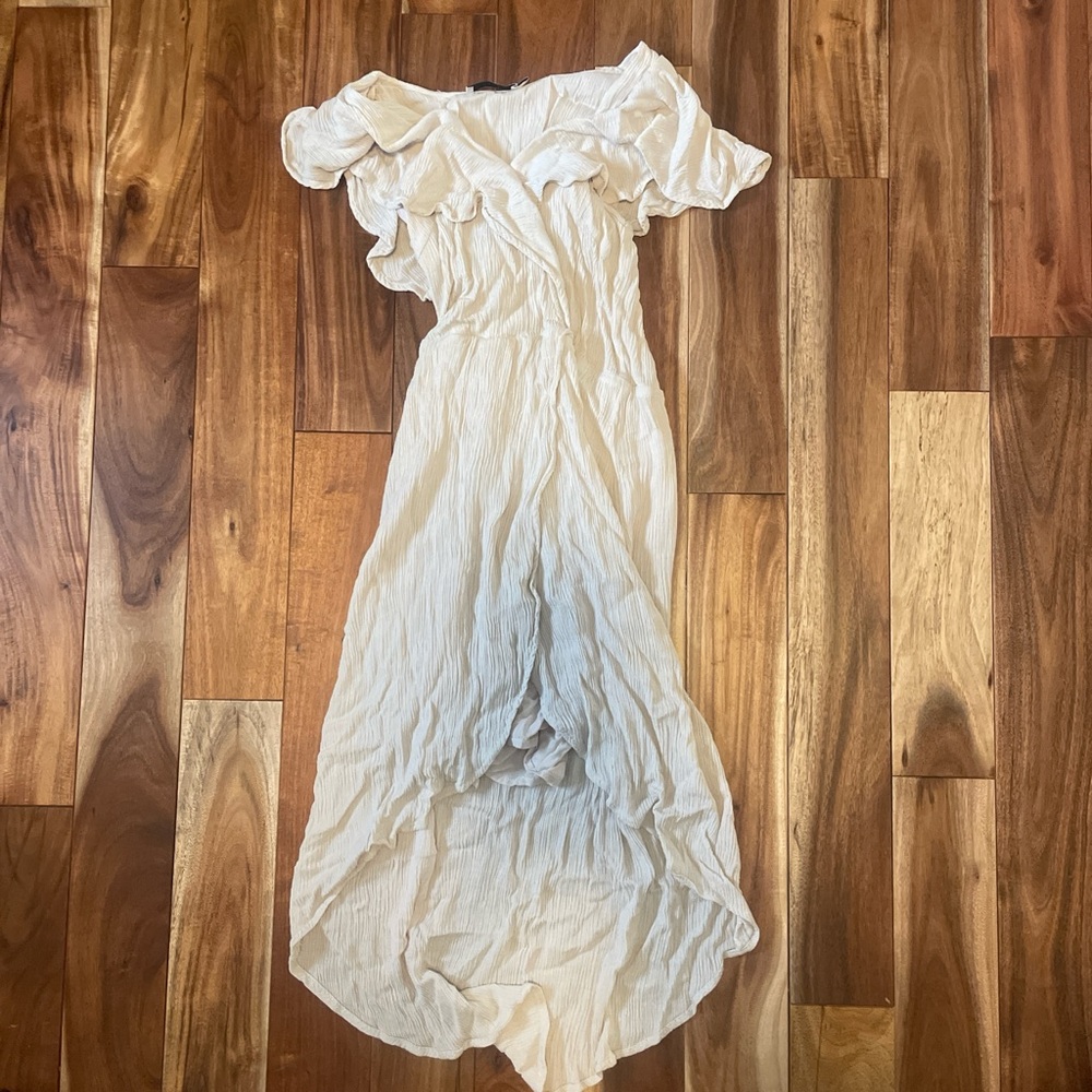 Lush Cream Textured Fabric
